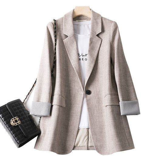 Levoire | Blazer Moderne Pour Femmes Beige S