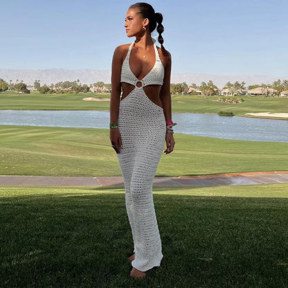 Levoire | Robe Maxi En Crochet