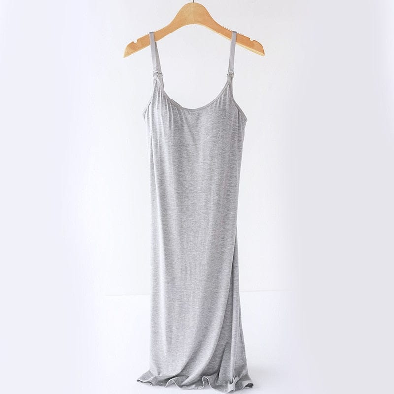 Levoire | Robe De Nuit De Grossesse Gris