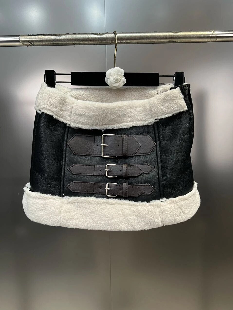 Levoire | Jupe Courte En Faux Cuir