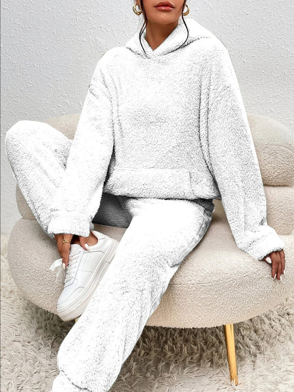 Levoire | Ensemble Teddy Avec Capuche Blanc