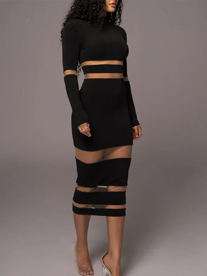 Levoire | Robe Élégante À Coupe Ajustée Pour Femme - Noir