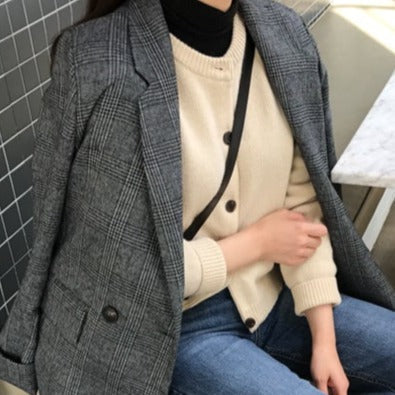 Levoire | Blazer Avec Veste À Carreaux