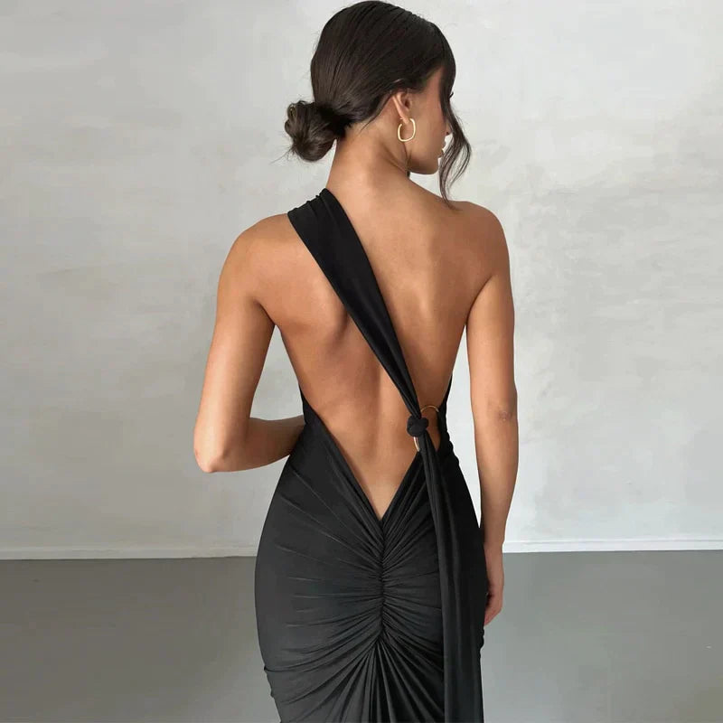 Levoire | Robe Maxi À Épaule Décalée