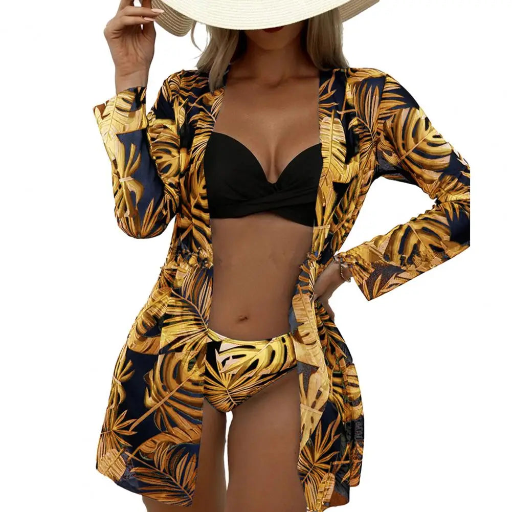 Levoire | Bikini À Imprimé Floral Jaune