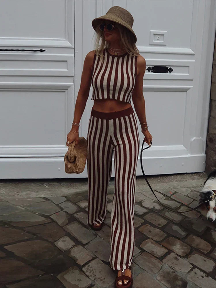 Levoire | Haut Sans Manches Et Pantalon Large