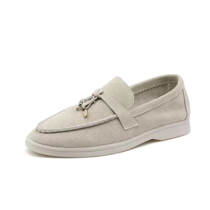 Levoire | Mocassins Pour Femmes Avec Boucle beige