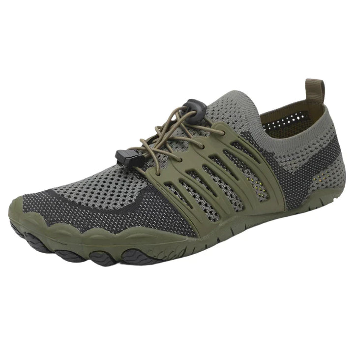 Levoire | Chaussures De Randonnée Barefoot Ergonomiques Pour Femmes Et Hommes vert olive