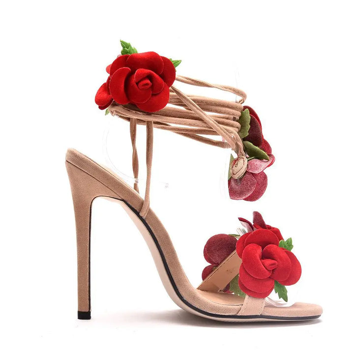 Levoire | Talon Haut Satin Rose