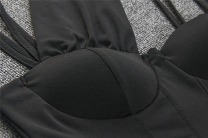 Levoire | Mini Robe Froncée À Bretelles Spaghetti