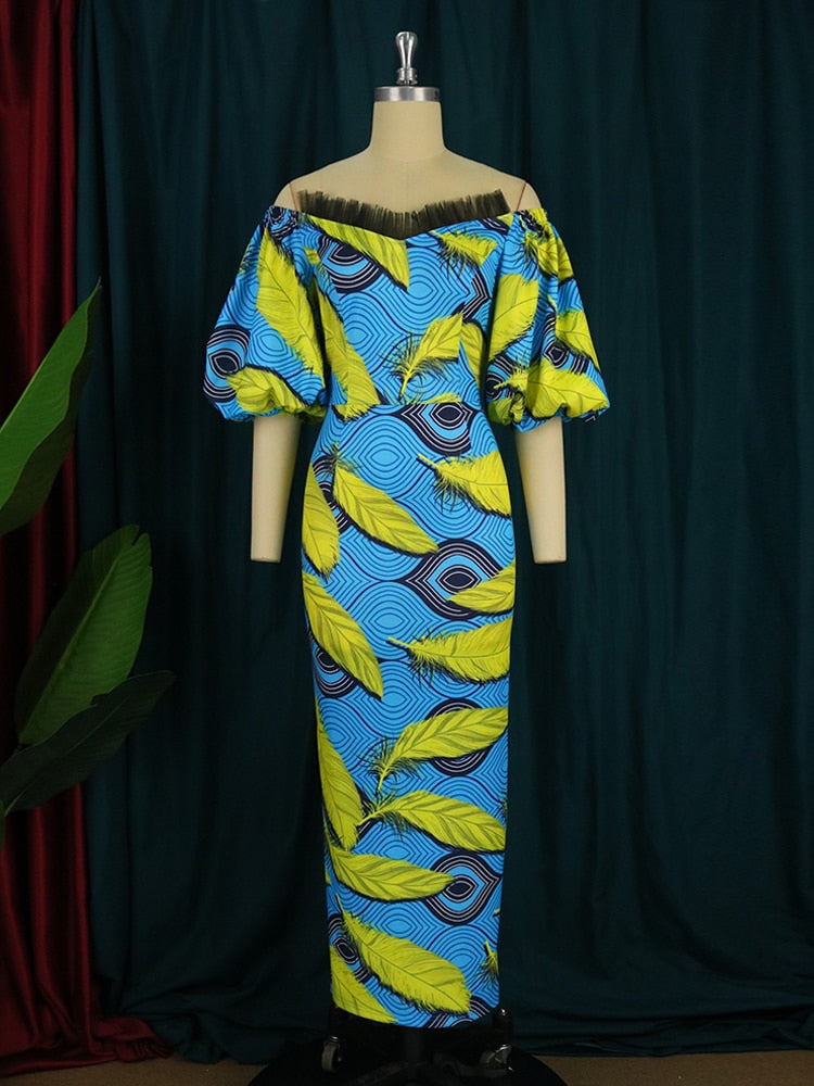 Levoire | Robe Courte À Manches Bouffantes Off Shoulder Midikjole