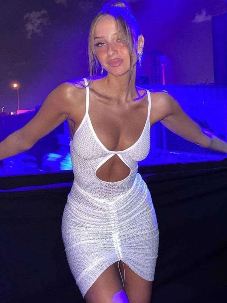 Levoire | Ensemble Spaghetti Creux Et Jupe Courte