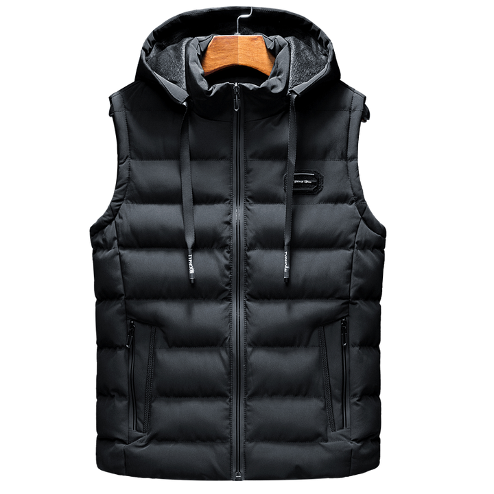 Levoire | Gilet avec Design Matelassé et Capuche pour l'Automne