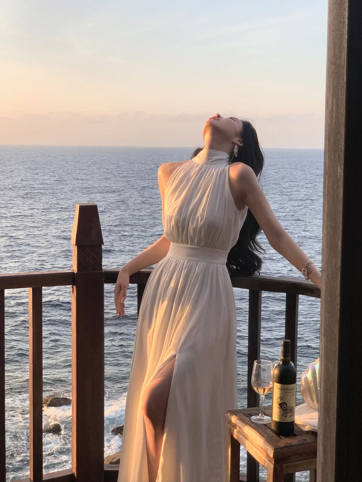 Levoire | Robe Midi En Chiffon Décolletée