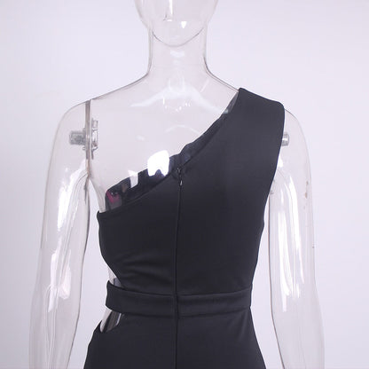 Levoire | Une Épaule Sans Bretelles Robes Maxi À Côtés Creux