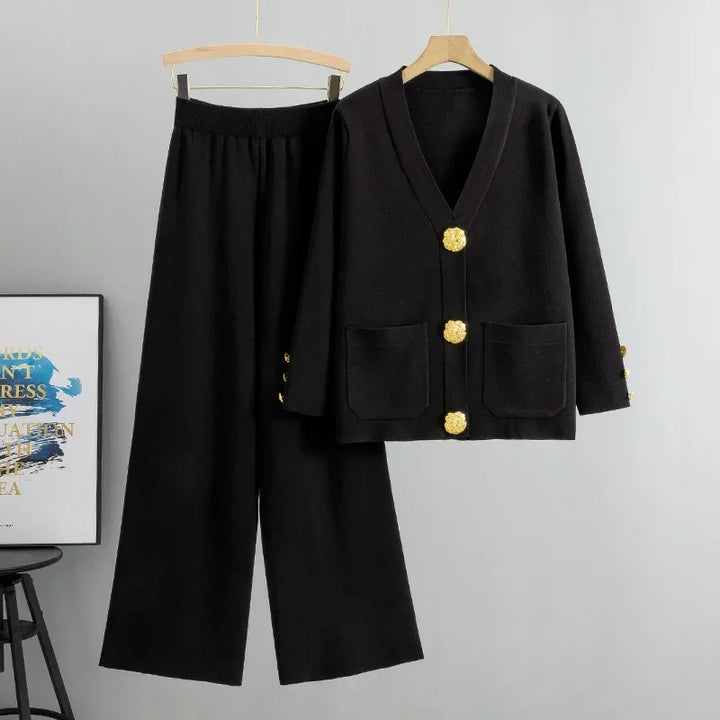 Levoire | Ensemble Moderne Deux Pièces Pour Femme Noir Taille Unique