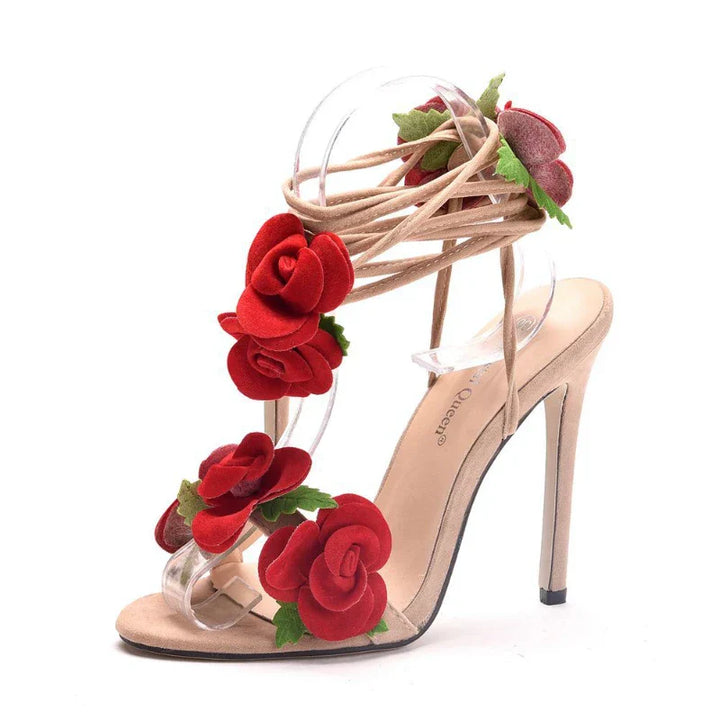 Levoire | Talon Haut Satin Rose