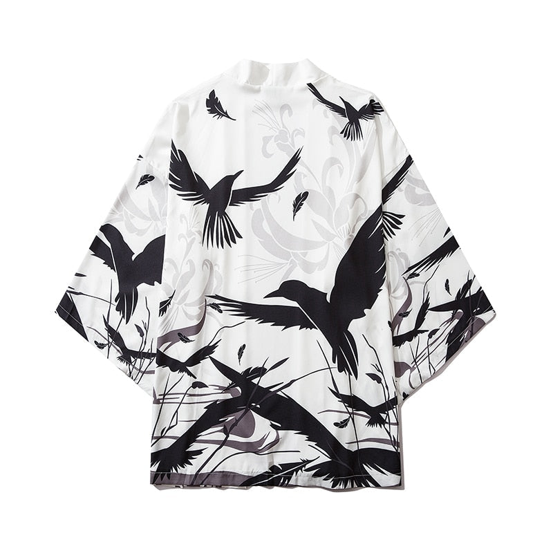 Levoire | Manteau Traditionnel Imprimé Carpe Vague