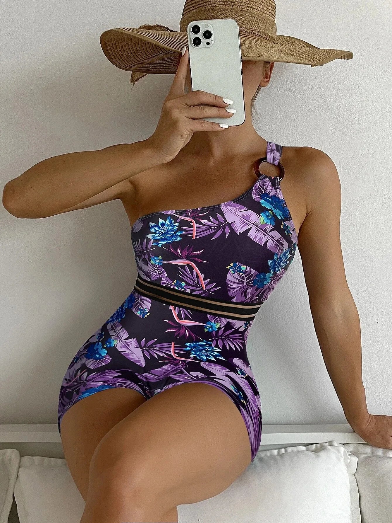 Levoire | Maillot De Bain Imprimé Lilas