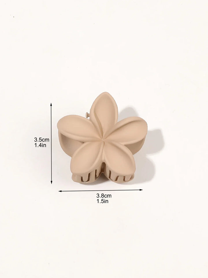 Levoire | De 4 Barrettes Fleurs Hawaïennes Roses Pour Femmes