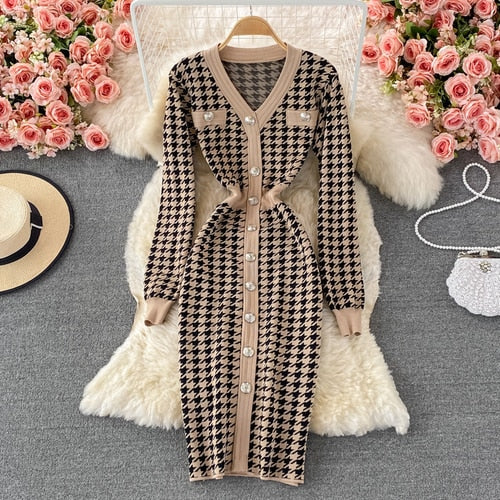 Levoire | Robe Bodycon Pour Femmes Kaki Une taille