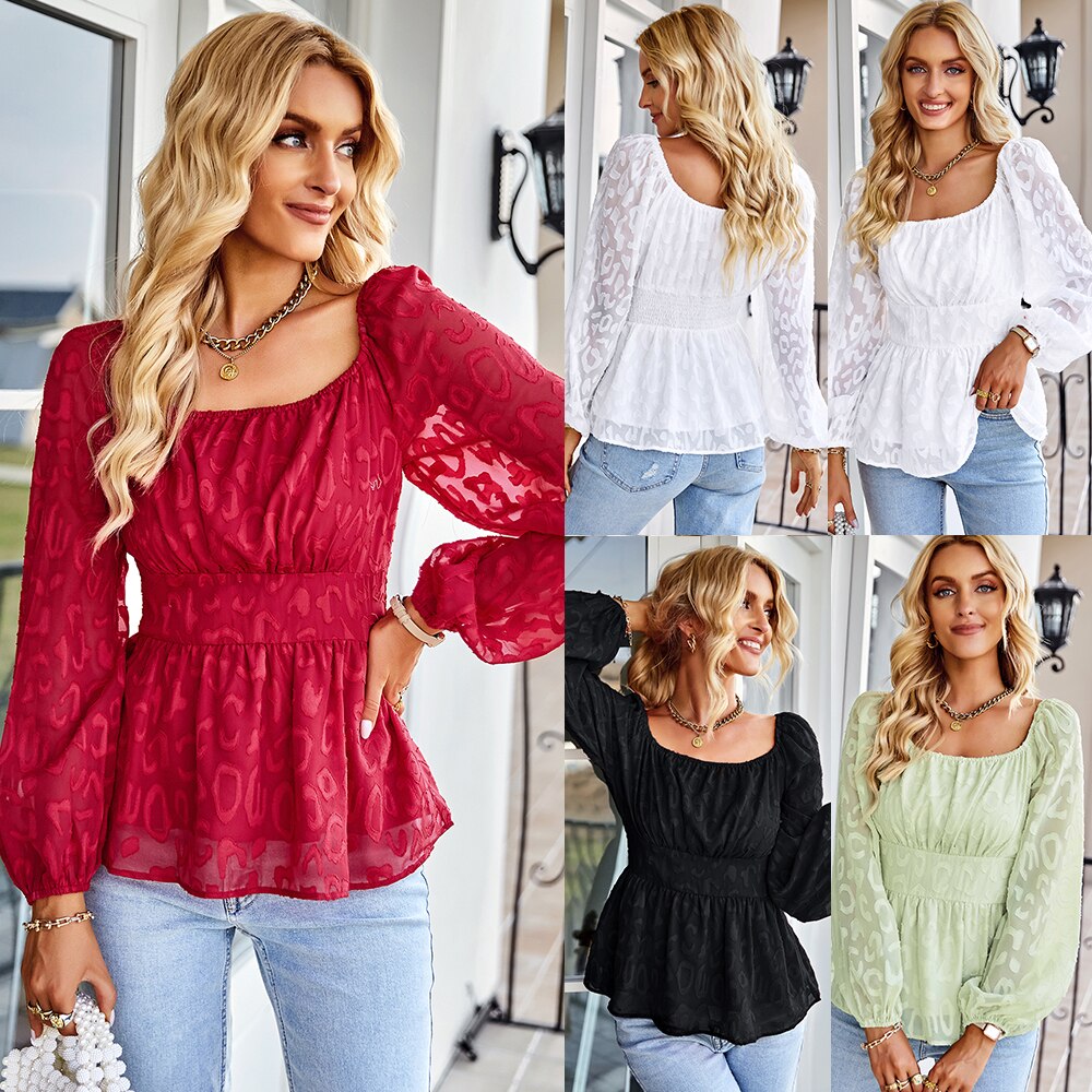 Levoire | Blouse Avec Des Manches Bouffantes Pour Femmes