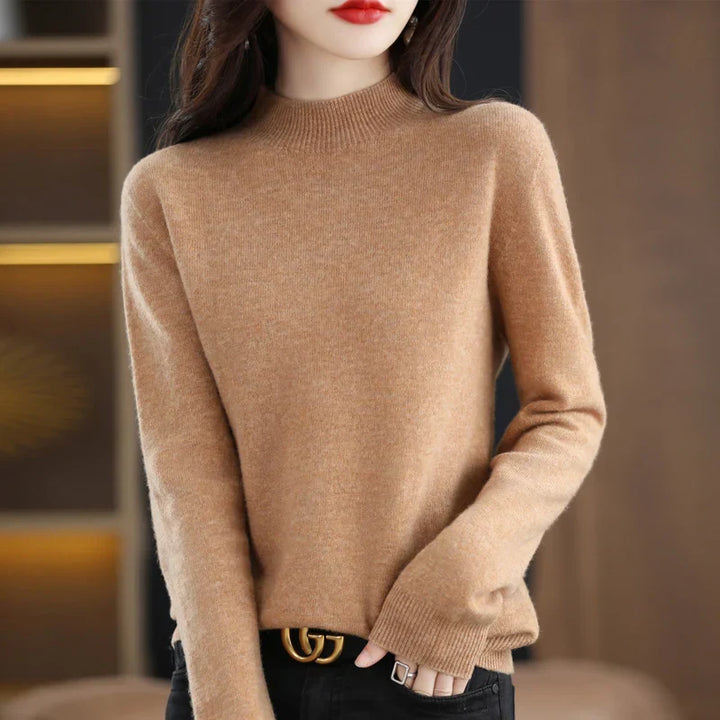 Levoire | Pull élégant Chameau doré