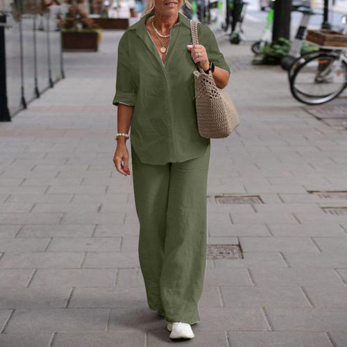 Levoire | Chemise À Manches Longues Et Pantalon Pour Femmes
