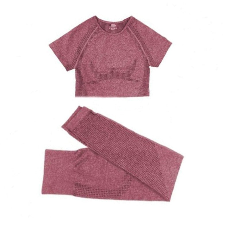 Levoire | Ensemble De Vêtements De Sport Avec T-Shirt Court Rot