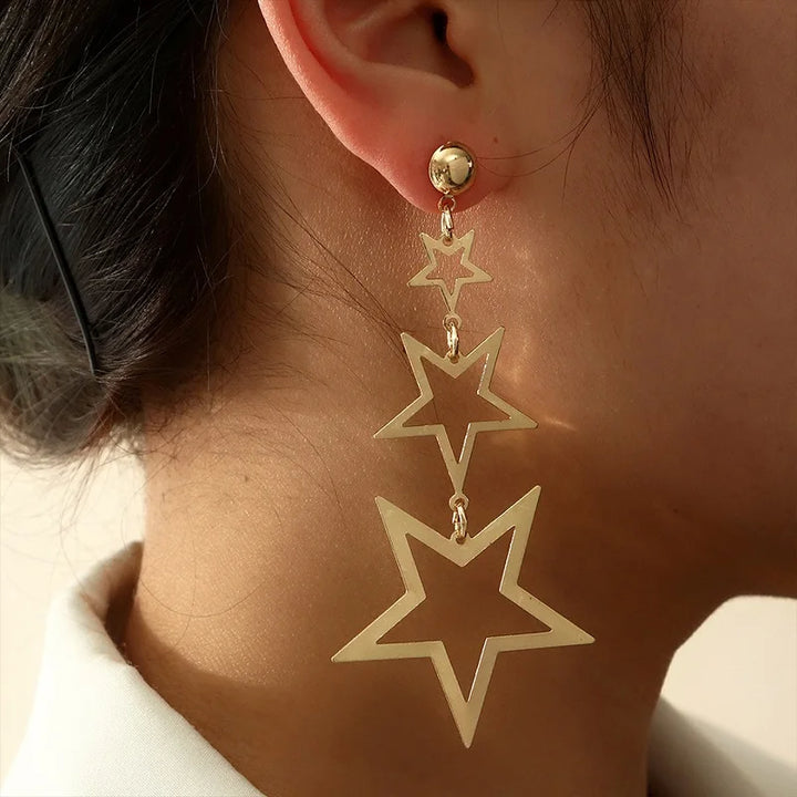 Levoire | Boucles Rondes Pendantes Or-02