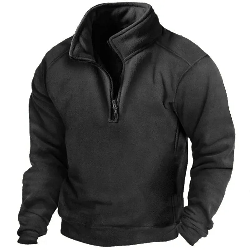 Levoire | Chemise Col Rond Slim Noir