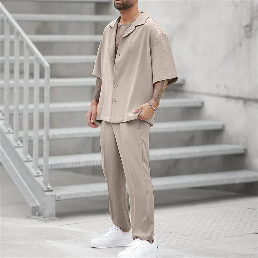 Levoire | Costume Deux Pièces Pour Hommes Gris
