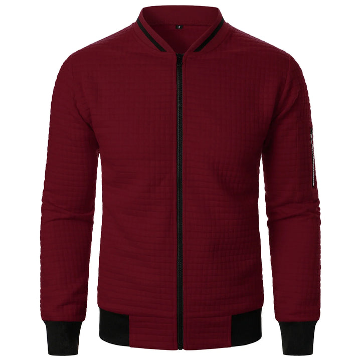 Levoire | Pull Luxe Polaire Homme Col Montant Élégant Bourgogne