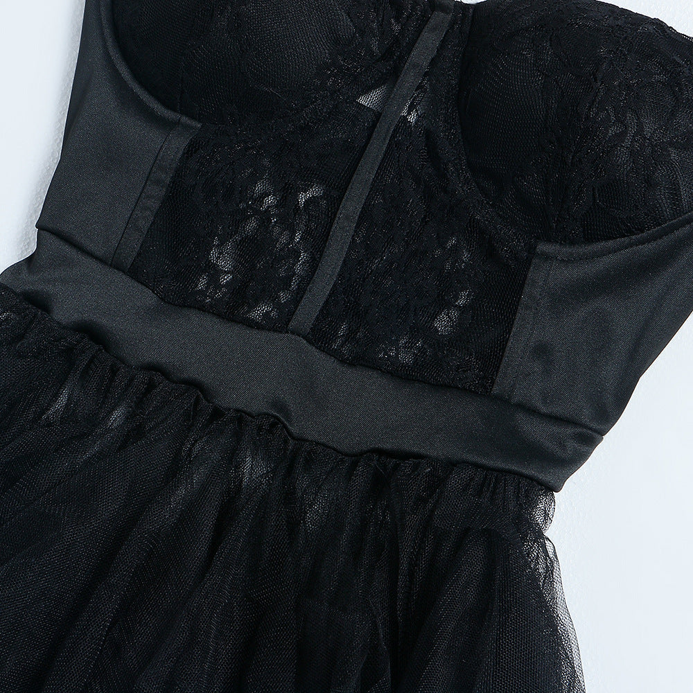 Levoire | Robes Corset-Maxi Blondes Longues En Filet