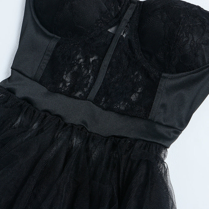 Levoire | Robes Corset-Maxi Blondes Longues En Filet