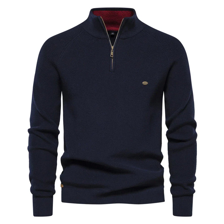 Levoire | Sweat à zip demi-long Marine