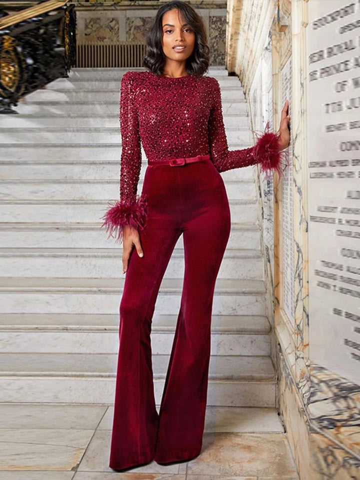 Levoire | Salopette - Parfaite Pour Toute Occasion Festive Rot