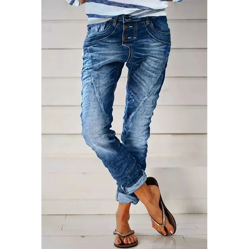 Levoire | Pantalons Stretch Confort Bleu moyen