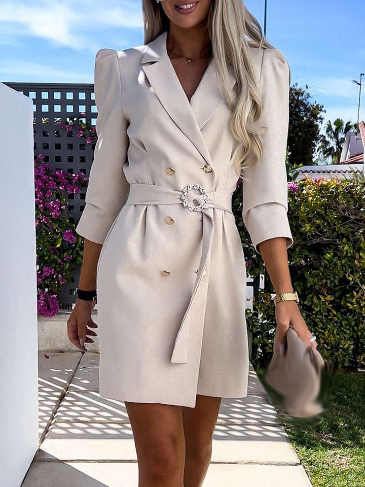 Levoire | Robe Blazer Pour Femmes Kaki