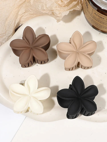 Levoire | De 4 Barrettes Fleurs Hawaïennes Roses Pour Femmes