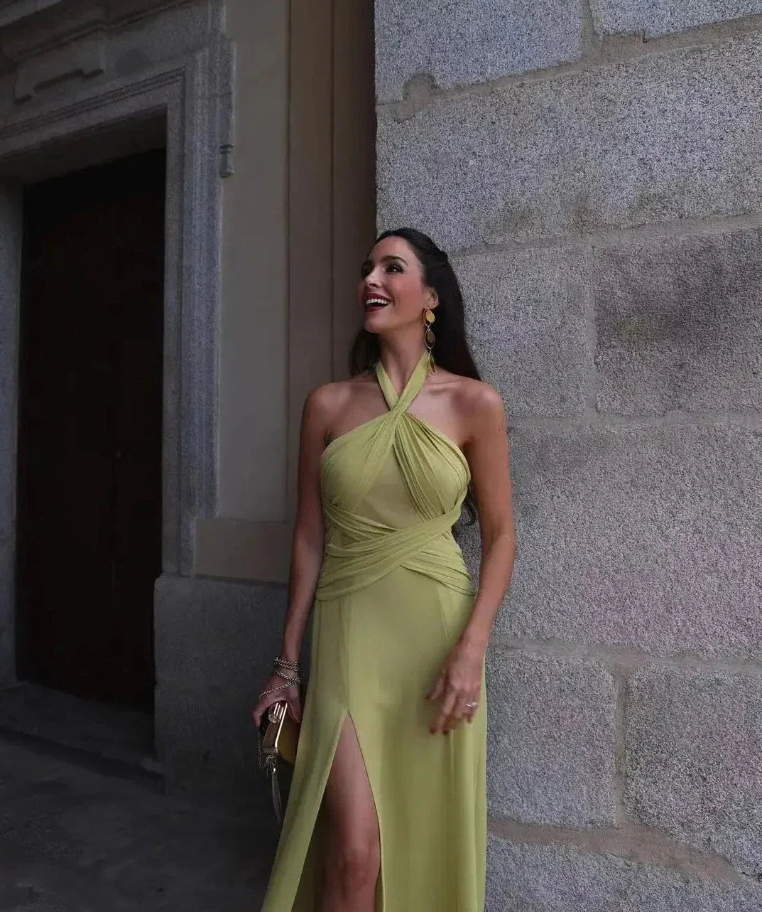 Levoire | Col Rond Dos Sidé Fente Maxime Robe