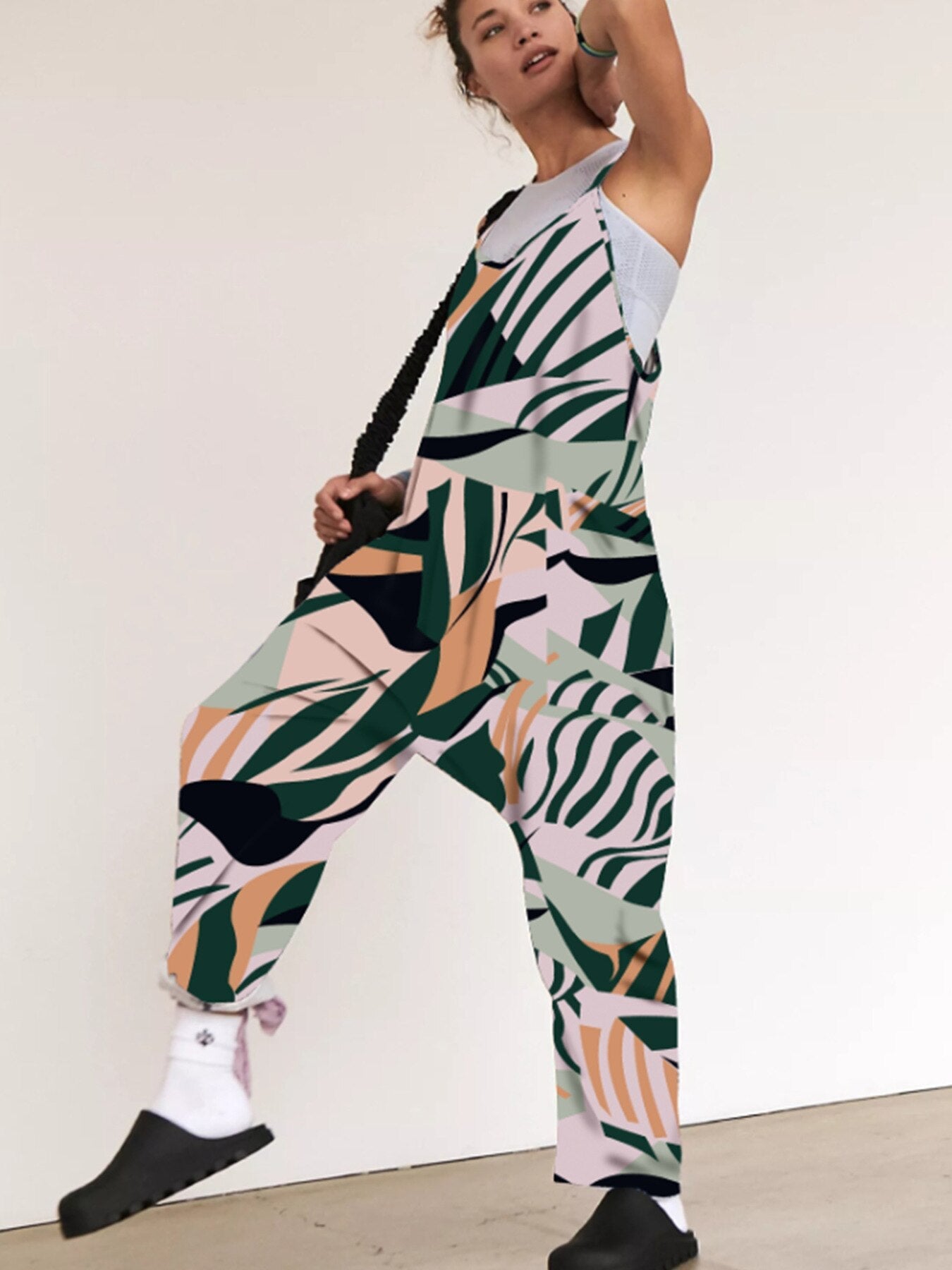 Levoire | Combinaison Imprimée Vert