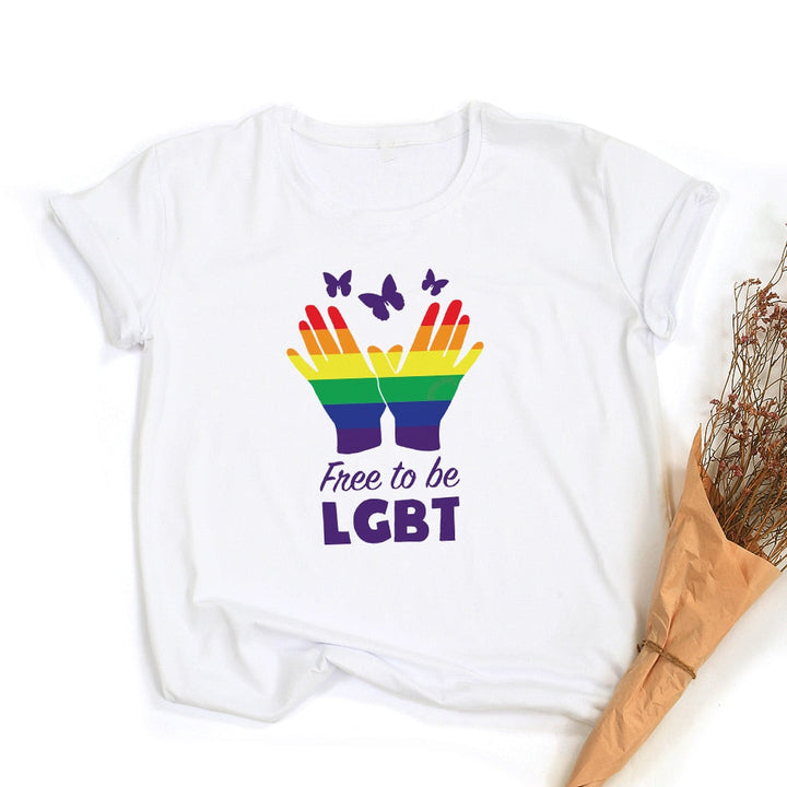 Levoire | Love Equality T-Shirt Graphique Arc-En-Ciel Lgbt Fierté Rétro Été Conception 13