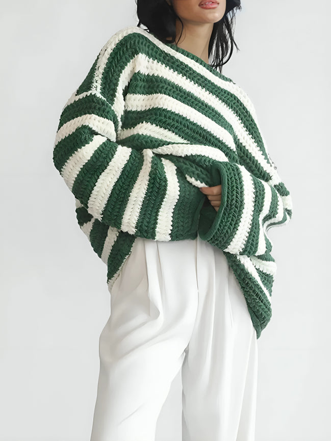 Levoire | et élégant pull d'hiver Vert
