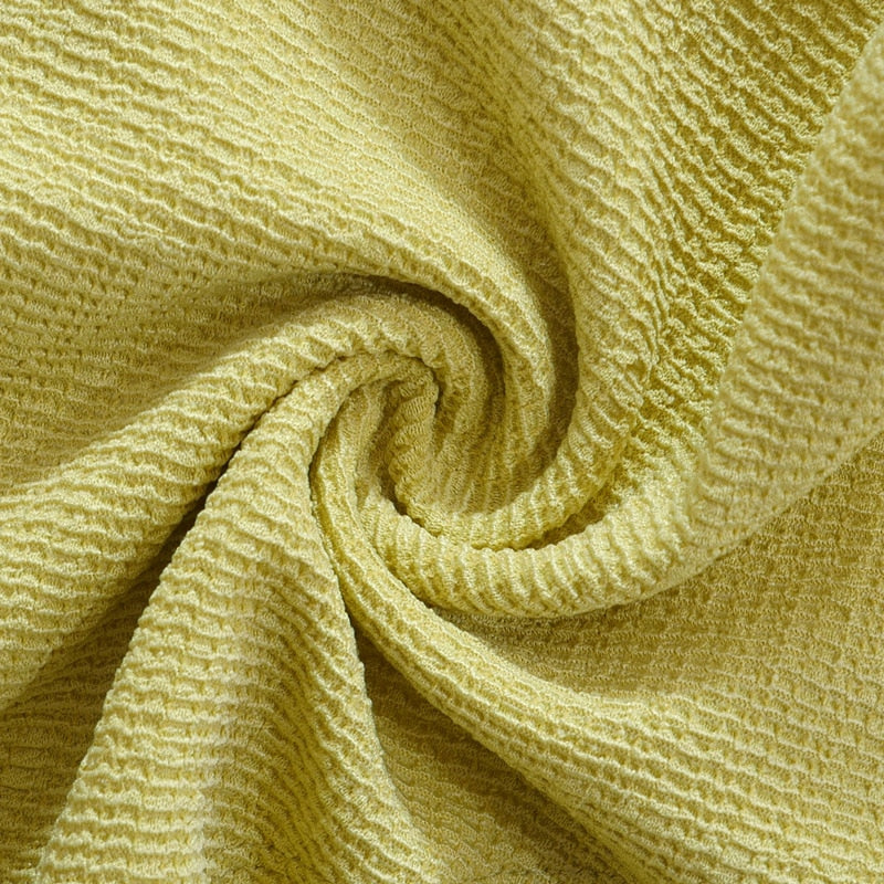 Levoire | Jaune Haut Bodycon Midi-Robe