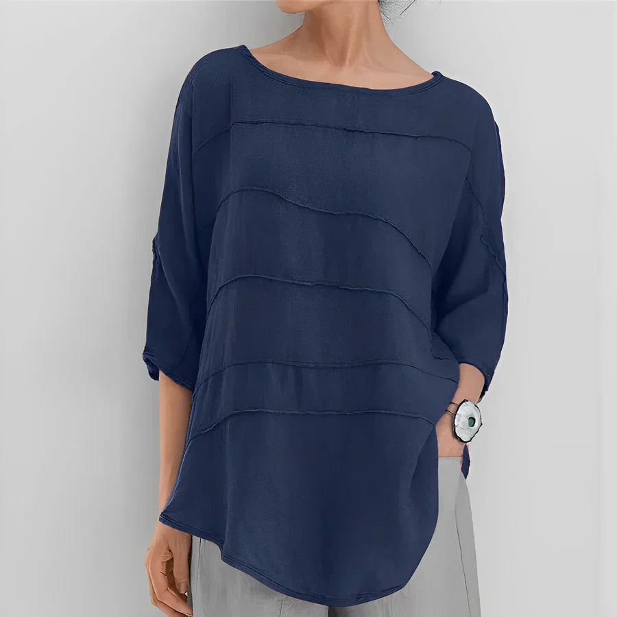 Levoire | Blouse Confortable, Décontractée Bordeaux