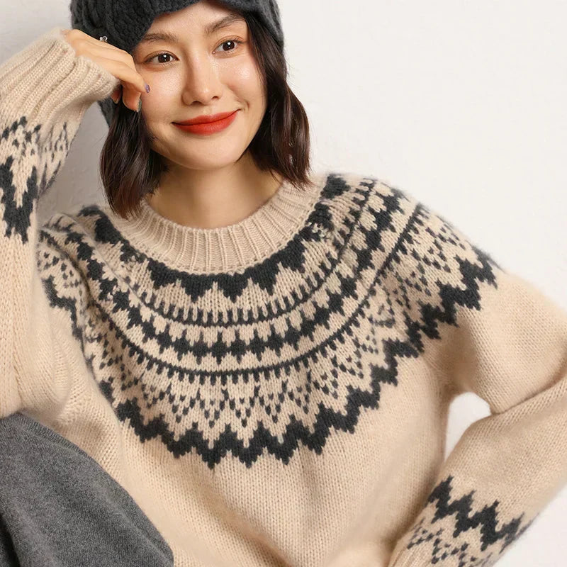 Levoire | Pull En Tricot Confortable Pour Femmes Beige
