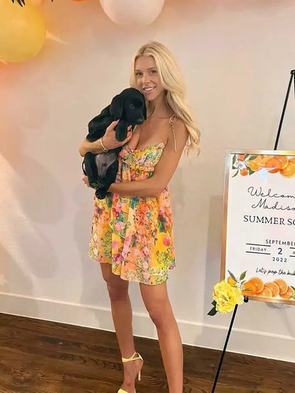 Levoire | Envoûtante robe courte chiffon