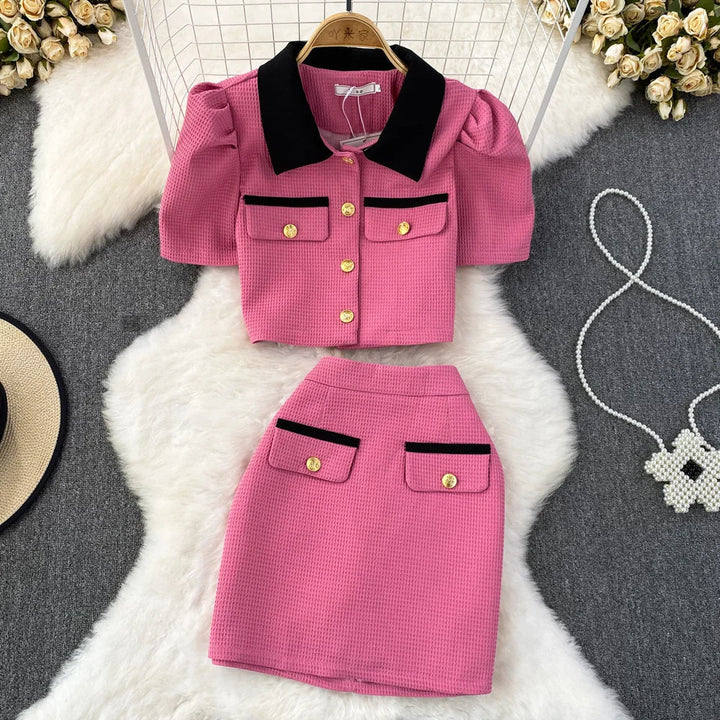 Levoire | Robe À Manches Bouffantes rose