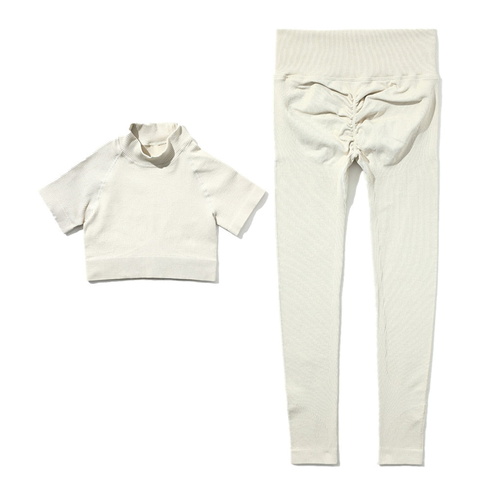 Levoire | Ensemble De Sport Complet Pour L'Entraînement Et Le Confort Couleur crème